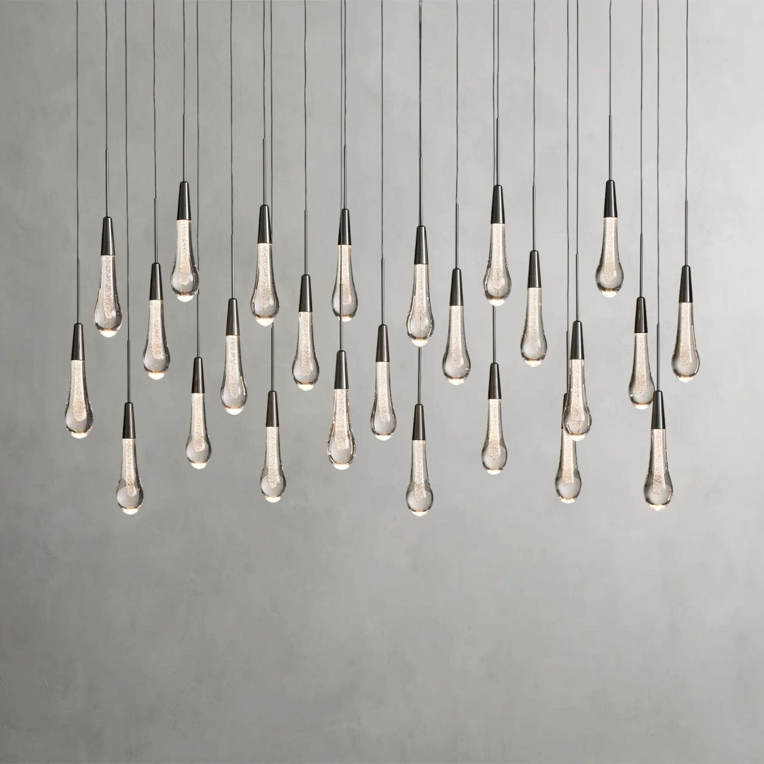 Soltaire Linear Chandelier 37", 50", 60", 70"